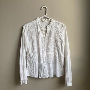 White embroidered top